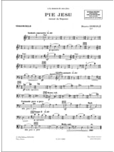 Pie Jesu Opus 9. Soprano - DURUFLÉ - Partition - Mélodies